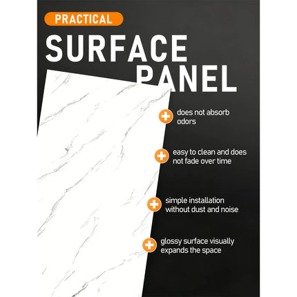 NordWall Marble Series — Peel & Stick Wall Tiles | 60×30cm | Glossy Finish