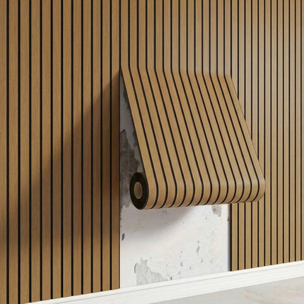 NordWall 3D Oak Series — Faux Wood Grain Peel & Stick Wall Panel | Soundproof | CE Certified