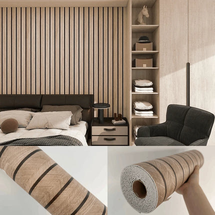 NordWall Oak Series — Peel & Stick Wood Grain Wallpaper | Waterproof