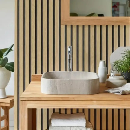 NordWall Grid Series — Herringbone Peel & Stick Wallpaper | Waterproof